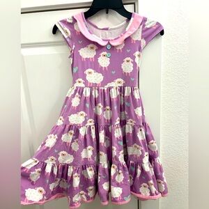 Twirly skirt Lamb dress